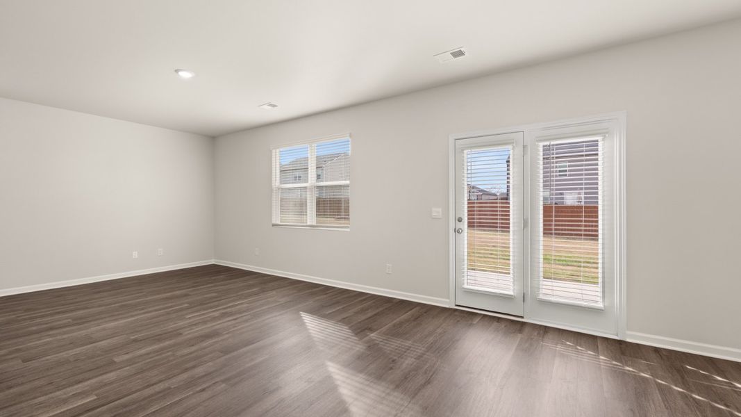 Representative unfurnished interior of a home built from the Penwell by D.R. Horton in Locust Grove Station - Cedar Ridge, Locust Grove (Image 17).