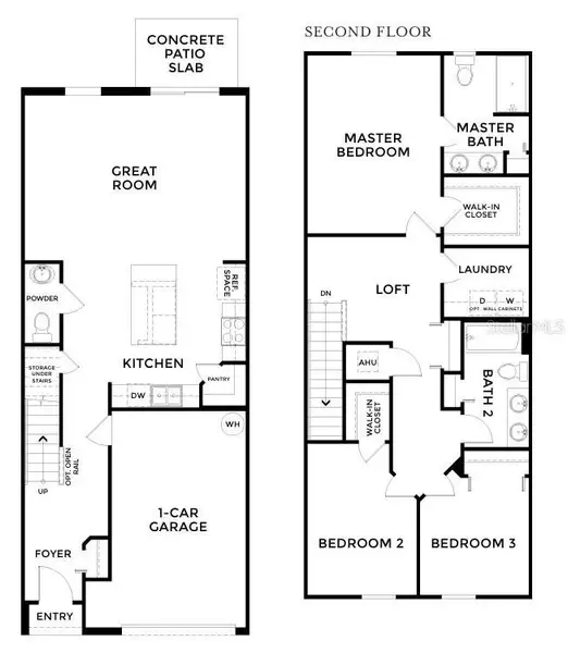 2D floor plan layout of this home in Orchid Cove, Bokeelia, FL (Image 3).