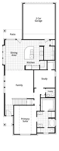 2D floor plan layout of this home in Wellington, Fort Worth, TX (Image 4).