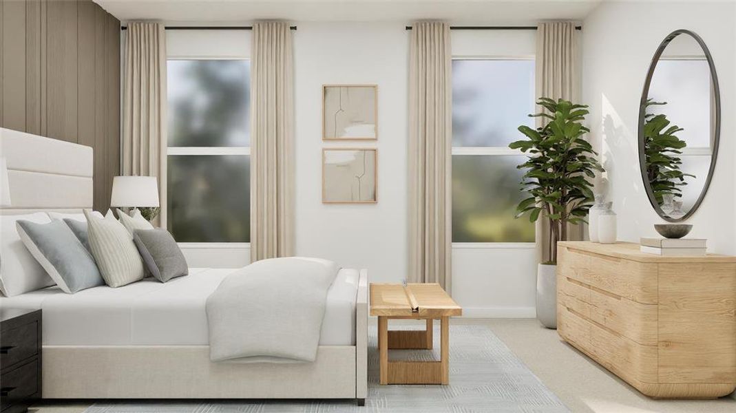 Furnished interior view inside a new home in Solterra, Mesquite (Image 14).