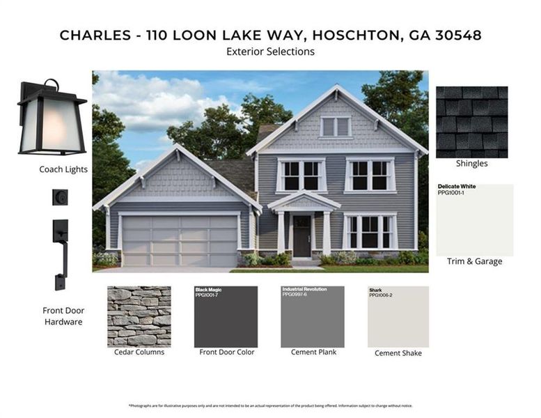 Sample of building materials used in homes in Twin Lakes, Hoschton (Image 4). Sample of building materials used in homes in Twin Lakes, Hoschton (Image 4).