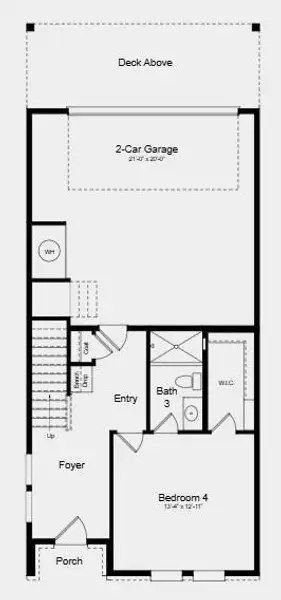 2D floor plan layout of this home in Alder Creek, Cumming, GA (Image 2). 2D floor plan layout of this home in Alder Creek, Cumming, GA (Image 2).