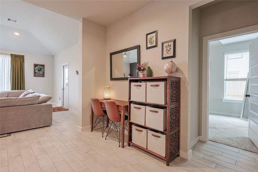 Furnished interior view inside a new home in Telge Ranch, Cypress (Image 12).