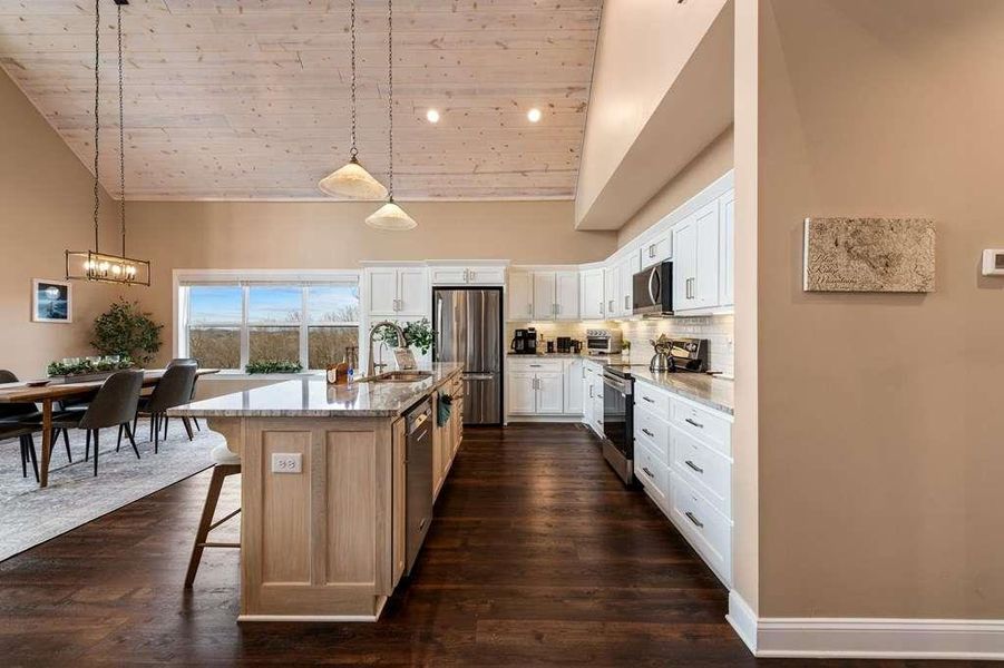 Furnished interior view inside a new home in , Talking Rock (Image 17).