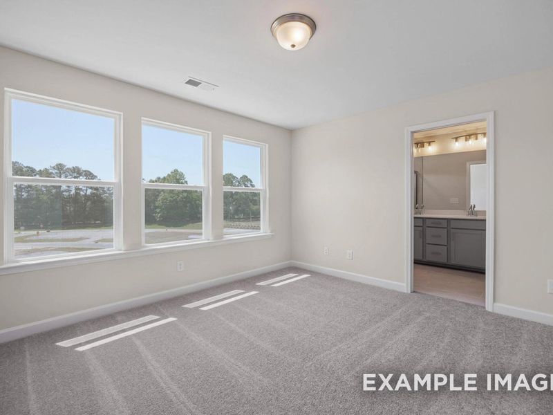 Spacious, unfurnished interior of a new home in Camden Park, Knightdale (Image 16).