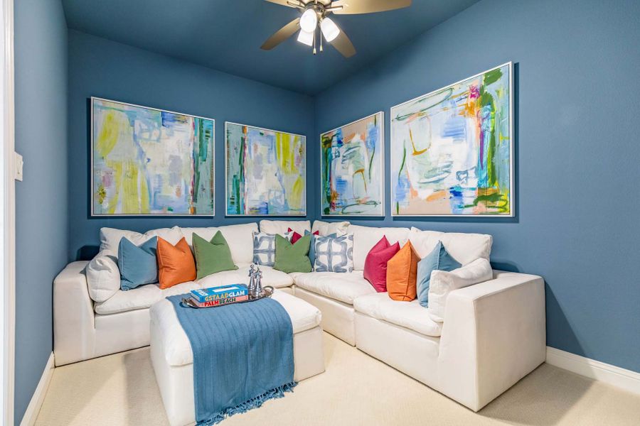 Representative Entertainment Room - some options shown
