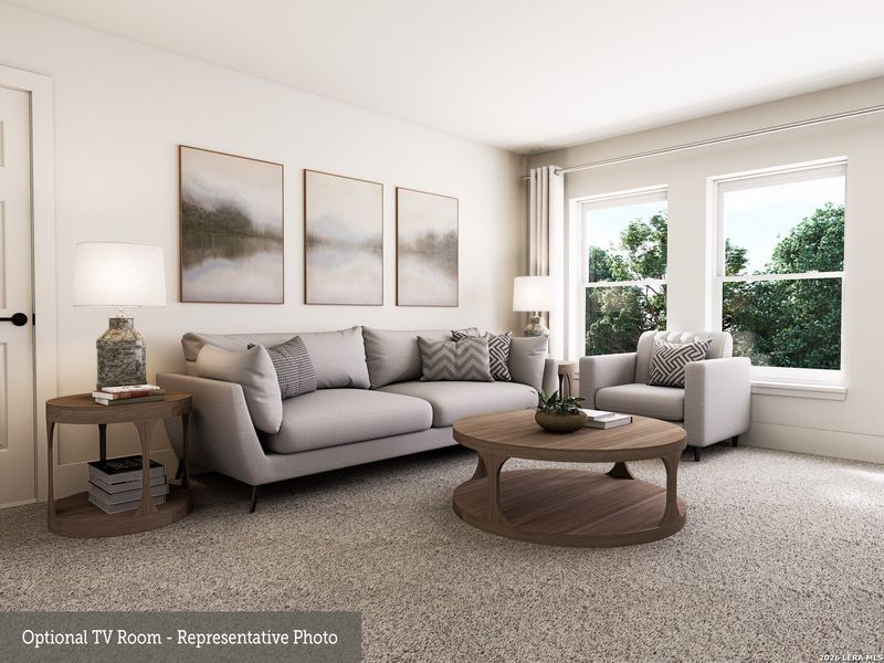 Furnished interior view inside a new home in Meyer Ranch – Select Reserve Series, New Braunfels (Image 12).
