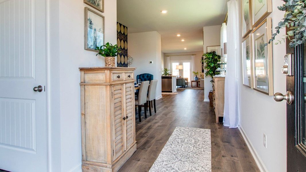 Furnished interior view inside a new home in Legacy Farms, White House (Image 5).