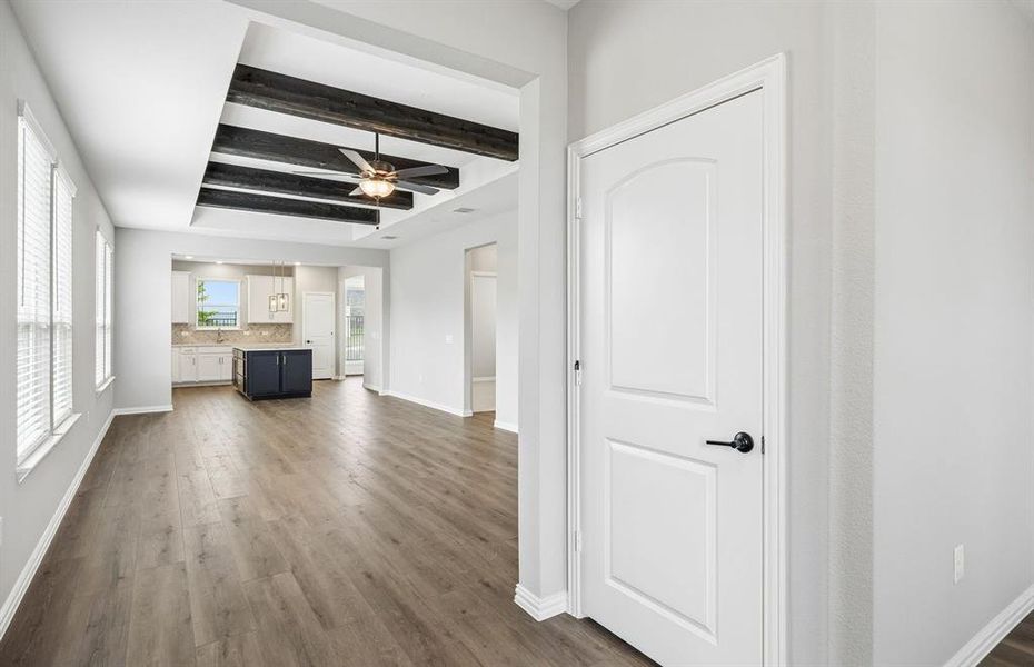 Beautiful entry way into home
