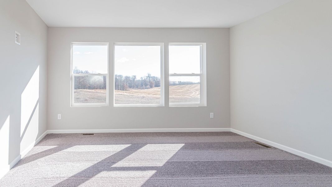 Representative unfurnished interior of a home built from the The Winslow by Norfolk Homes in Valleys, Jackson (Image 107).