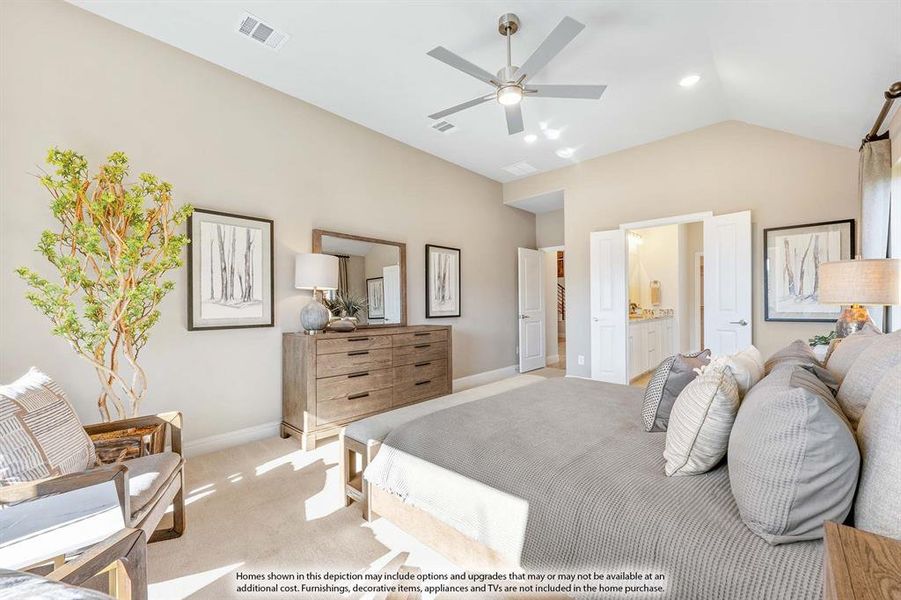 Furnished interior view inside a new home in Woodstone, Providence Village (Image 20).