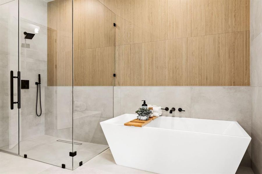 Furnished interior view inside a new home in , Dallas (Image 25).