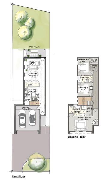 Thoughtful floor plan: open-concept main level withisland kitchen, dining and living that flow to acovered patio and deep, fenced backyard. Upstairsfeatures a private primary suite with walk-in closetand bath, two secondary bedrooms, a full hall bath,and convenient laundry. Thoughtful floor plan: open-concept main level withisland kitchen, dining and living that flow to acovered patio and deep, fenced backyard. Upstairsfeatures a private primary suite with walk-in closetand bath, two secondary bedrooms, a full hall bath,and convenient laundry.