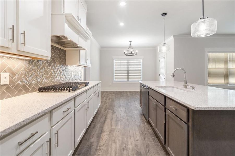 Furnished interior view inside a new home in Weslyn Park, Social Circle (Image 4).