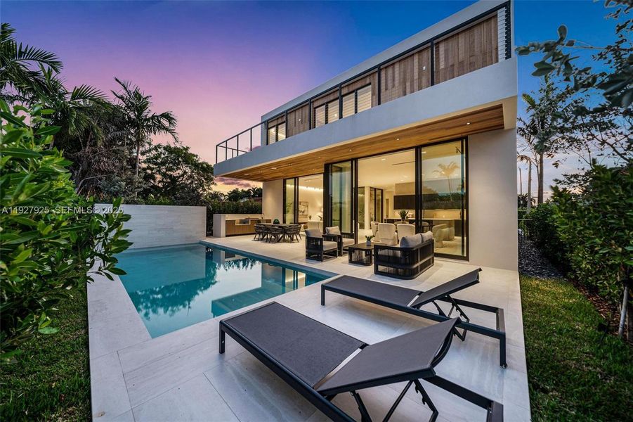 Exterior details and patio area of a home in , Surfside (Image 34). Exterior details and patio area of a home in , Surfside (Image 34).