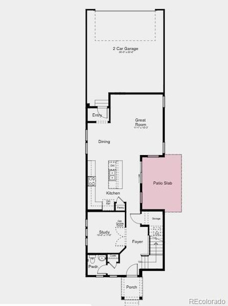 Additional highlights include: concrete patio and additional sink at secondary bath.