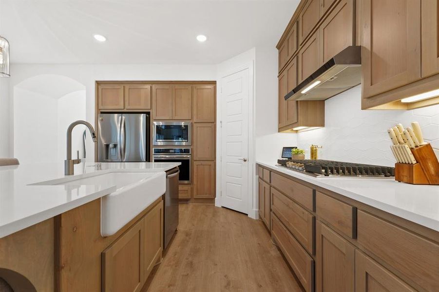 Furnished interior view inside a new home in Pecan Square, Northlake (Image 9). Furnished interior view inside a new home in Pecan Square, Northlake (Image 9).