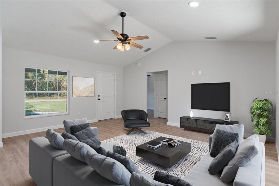 Furnished interior view inside a new home in , Citrus Springs (Image 6). Furnished interior view inside a new home in , Citrus Springs (Image 6).