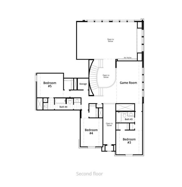 2D floor plan layout of this home in Dove Hollow, Waxahachie, TX (Image 3). 2D floor plan layout of this home in Dove Hollow, Waxahachie, TX (Image 3).