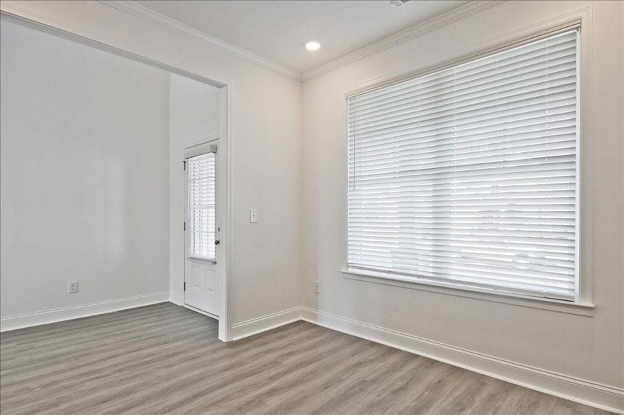 Spacious, unfurnished interior of a new home in Clark Farms, Flowery Branch (Image 23). Spacious, unfurnished interior of a new home in Clark Farms, Flowery Branch (Image 23).