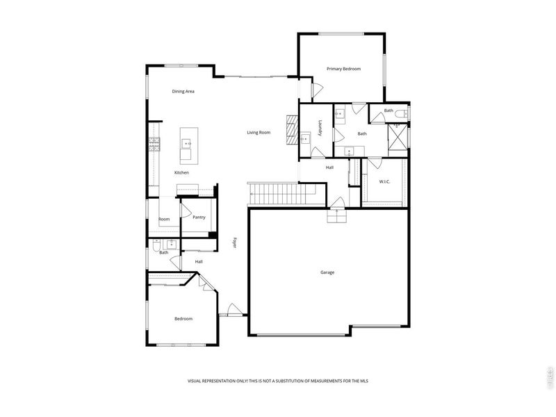 2D floor plan layout of this home in , Fort Collins, CO (Image 5).
