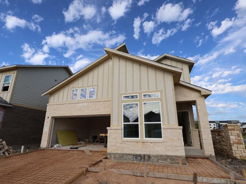 In-progress construction of a new home in Estancia West, Manchaca, TX (Image 11).