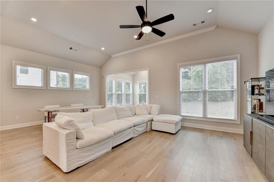 Furnished interior view inside a new home in Ellington Townhomes, Suwanee (Image 13).