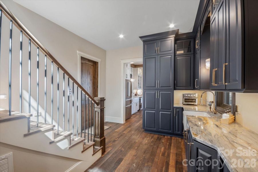 Furnished interior view inside a new home in , Lake Toxaway (Image 10).