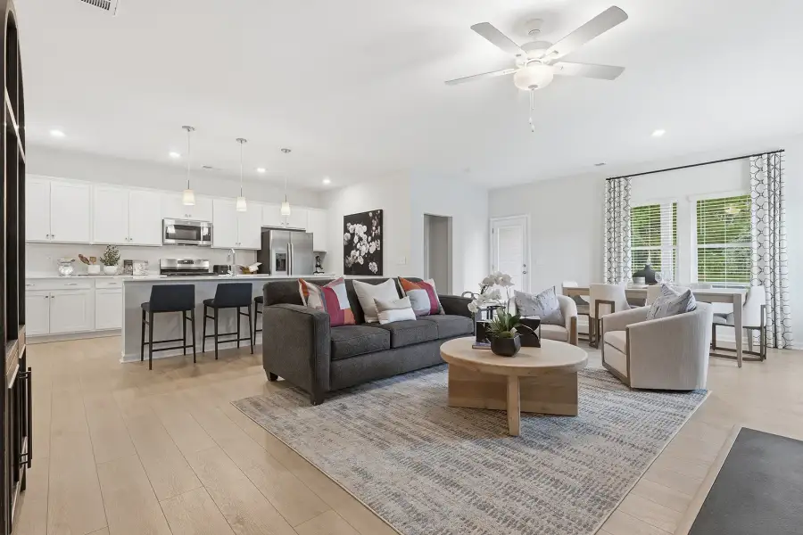 Representative furnished interior of a home built from the Gwinnett II - Genesis Value Collection by Mungo Homes in Fairfield Place East and West, Chesnee (Image 7).