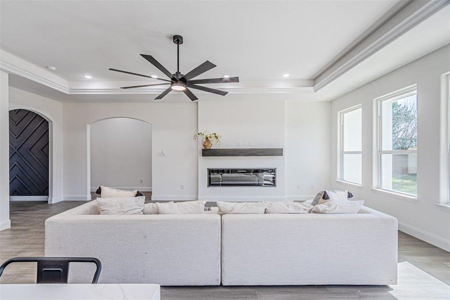 Furnished interior view inside a new home in , Granbury (Image 9).