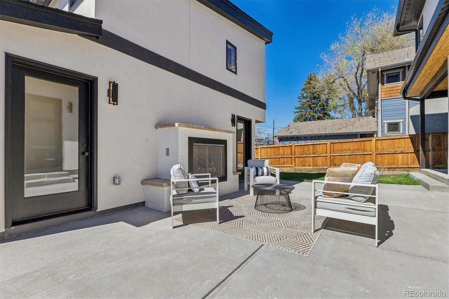 Exterior details and patio area of a home in , Denver (Image 22).