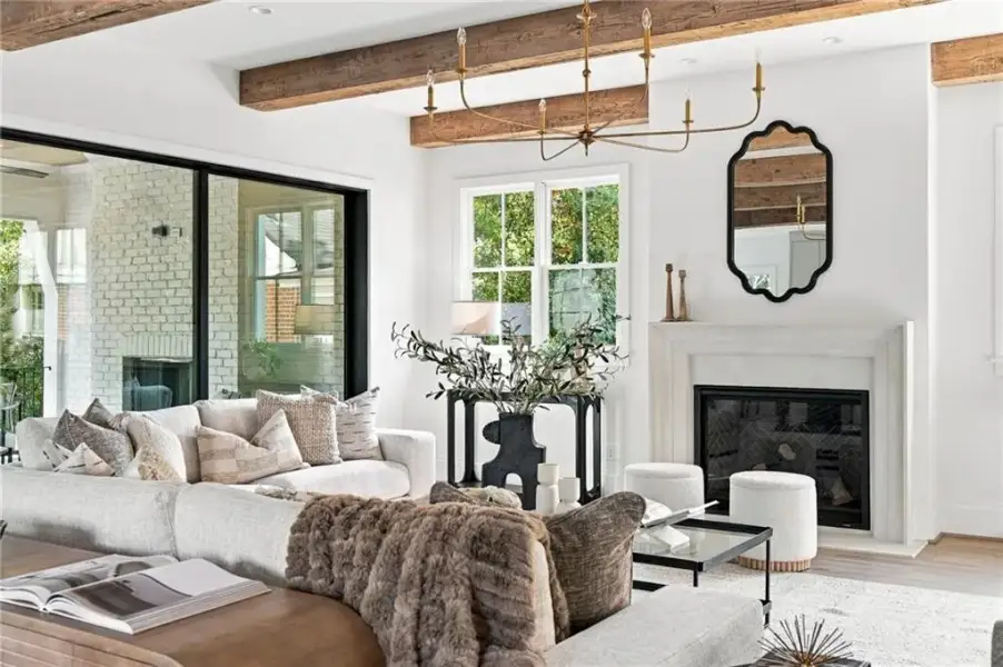Furnished interior view inside a new home in , Atlanta (Image 16).