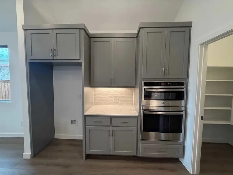 Kitchen Construction Progress featuring the Milan Collection