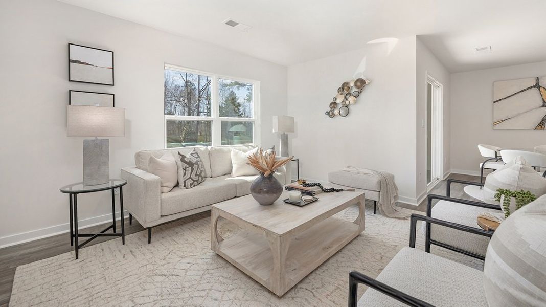 Representative furnished interior of a home built from the Plan by D.R. Horton in Valley View, Waynesville (Image 11). Representative furnished interior of a home built from the Plan by D.R. Horton in Valley View, Waynesville (Image 11).