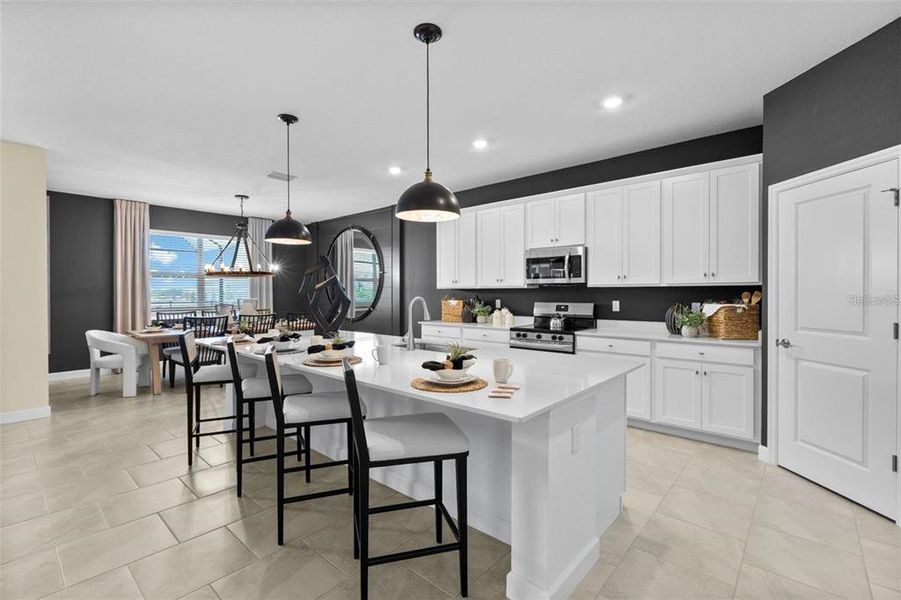 Furnished interior view inside a new home in Rye Ranch, Parrish (Image 9).