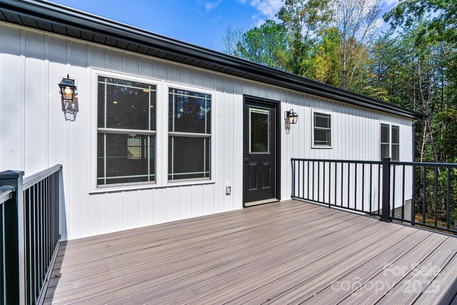 Composite Deck/Back Entry View Composite Deck/Back Entry View