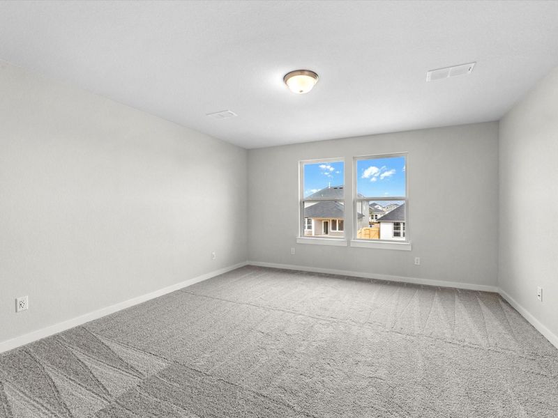 Spacious, unfurnished interior of a new home in Mason Woods, Cypress (Image 15).