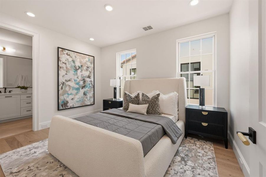 Furnished interior view inside a new home in , Flower Mound (Image 17). Furnished interior view inside a new home in , Flower Mound (Image 17).