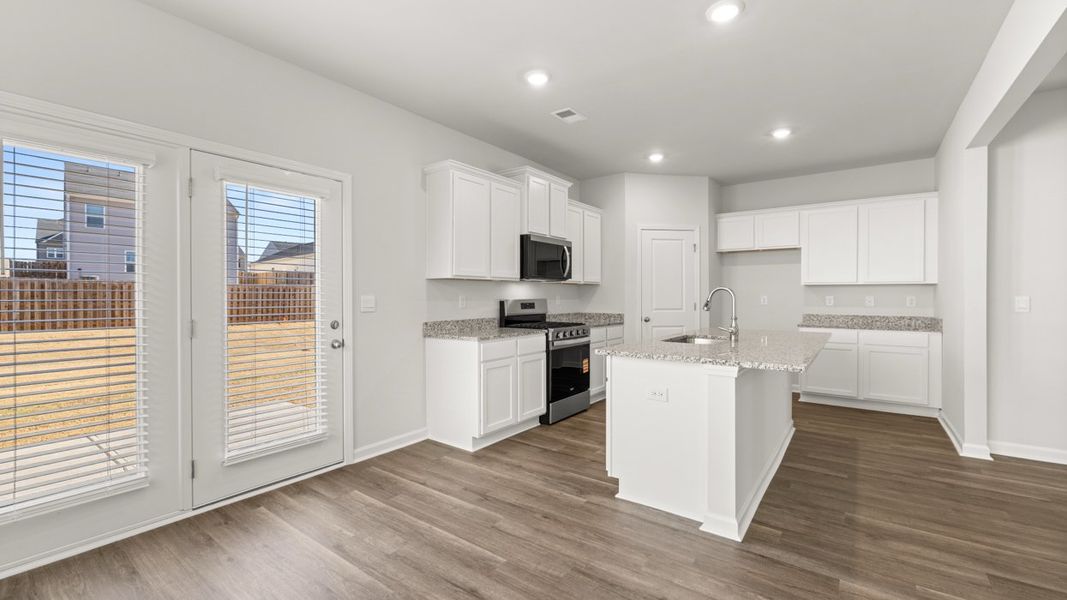 Furnished interior view inside a new home in The Abbey at Trolley Run Station, Aiken (Image 4).