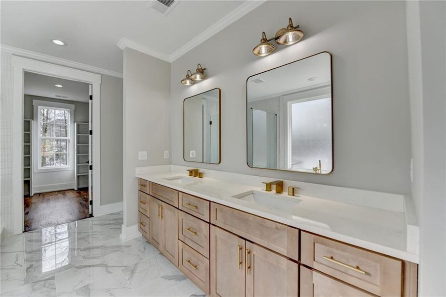 Furnished interior view inside a new home in , Snellville (Image 16).