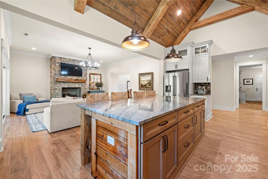 Furnished interior view inside a new home in , Clover (Image 27).