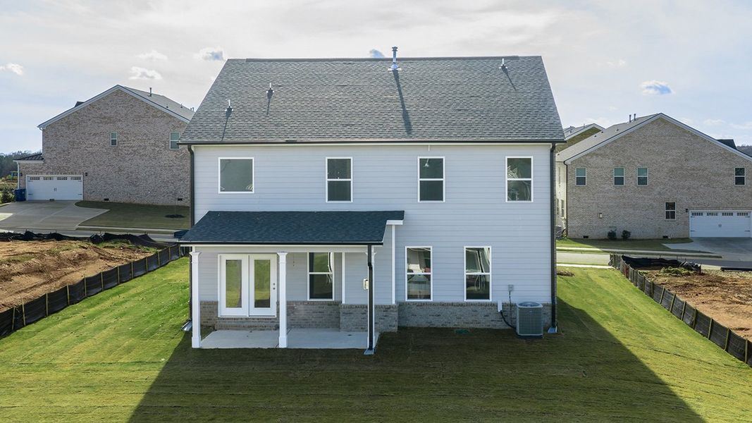 Exterior details and patio area of a home in Westland, Bogart (Image 4).