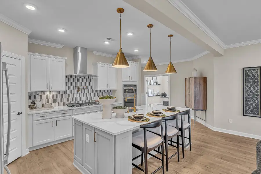 Furnished interior view inside a new home in Bridgewater - Shorehaven Village, Little River (Image 3).