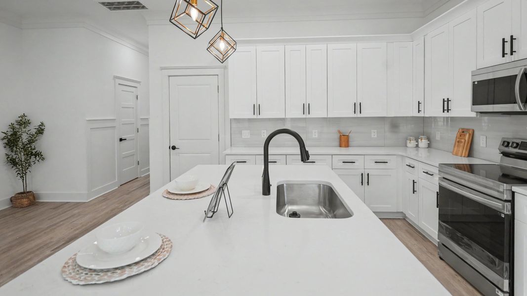 Furnished interior view inside a new home in , North Charleston (Image 4). Furnished interior view inside a new home in , North Charleston (Image 4).