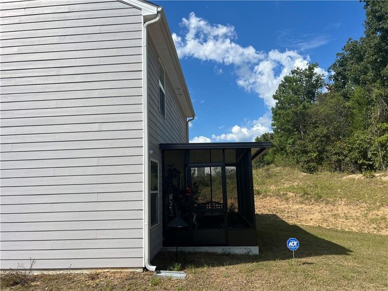 Exterior details and patio area of a home in , Lizella (Image 22).