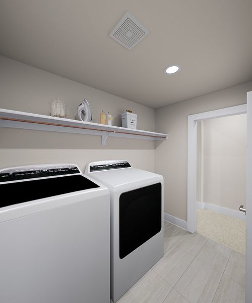 Representative interior finishes for a home built from the Magnolia by Tri Pointe Homes in The Retreat at Harvest, Argyle (Image 19).