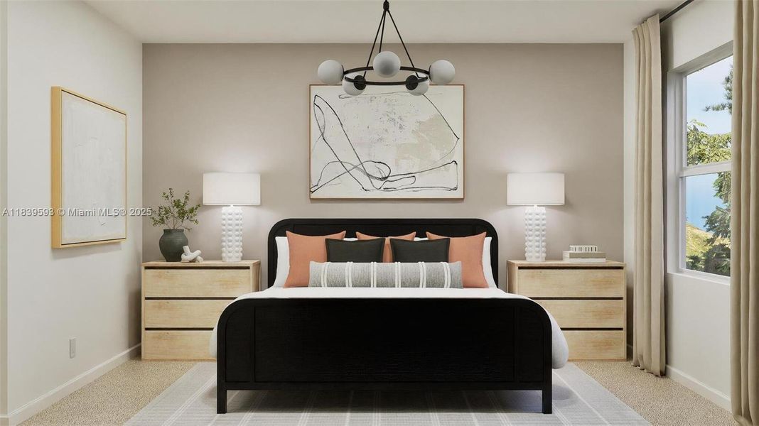 Furnished interior view inside a new home in Coral Landings, Florida City (Image 3).