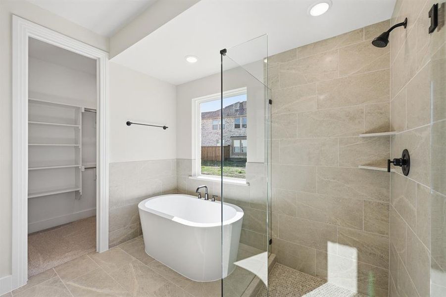 Furnished interior view inside a new home in Mosaic, Prosper (Image 12).