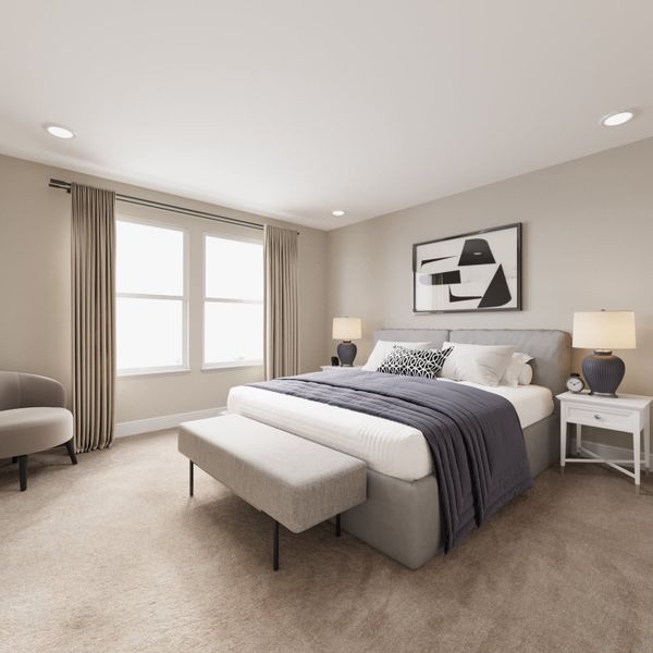 Furnished interior view inside a new home in Lake Bluff, Greeley (Image 15). Furnished interior view inside a new home in Lake Bluff, Greeley (Image 15).