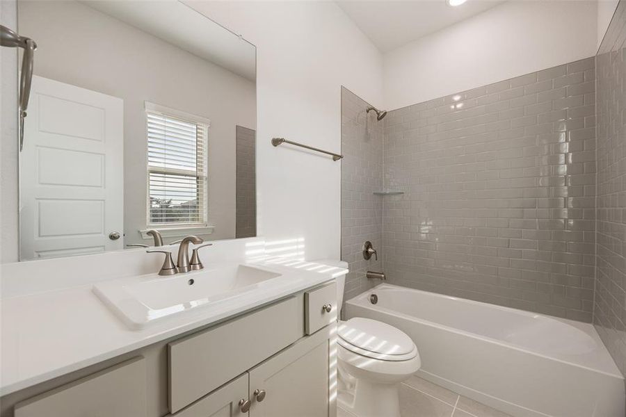 Furnished interior view inside a new home in Wade Settlement Townhomes, Frisco (Image 11).